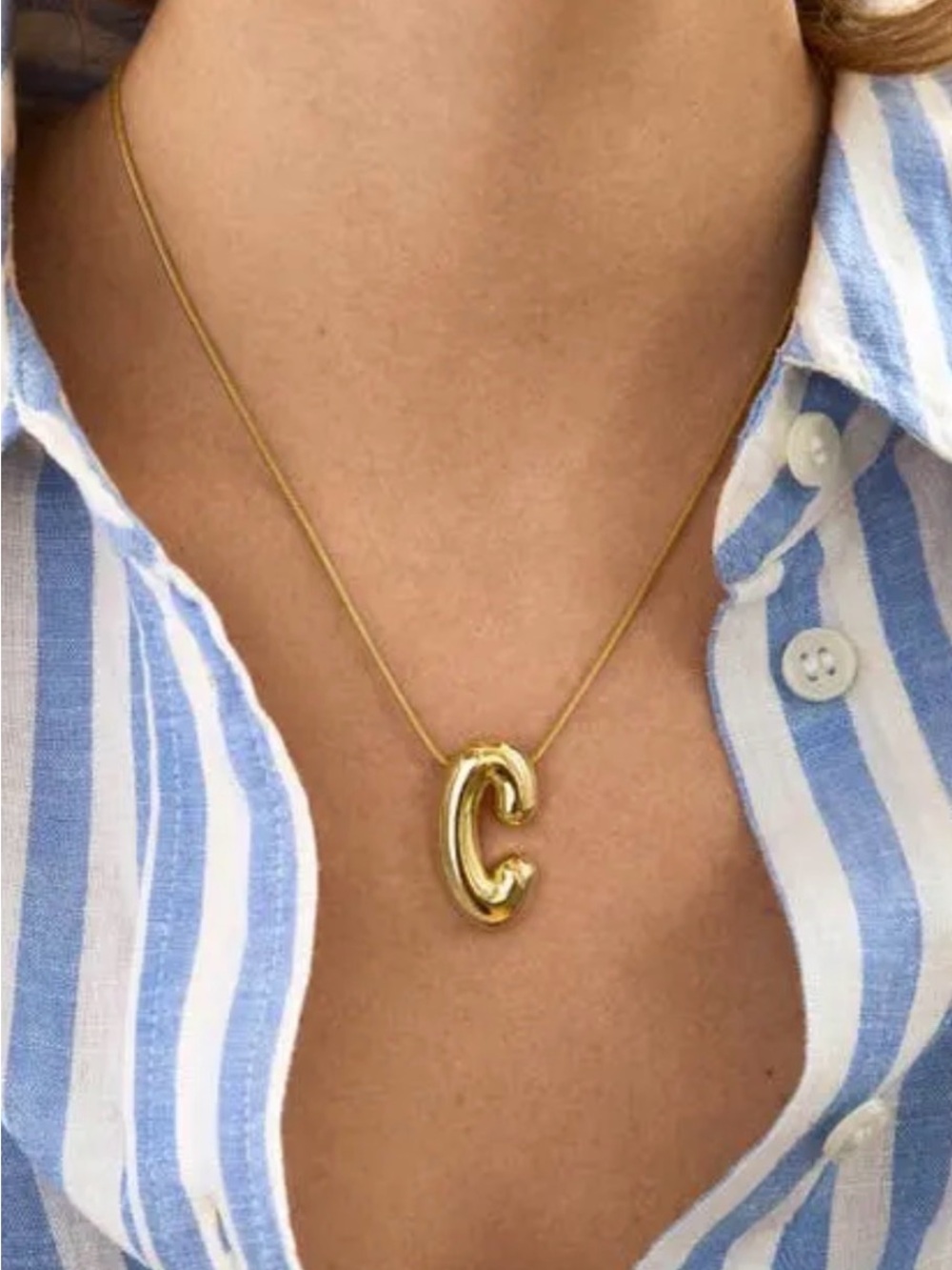 BaubleBar Bubble C necklace